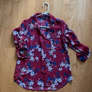Fortune + Ivy Floral Blouse